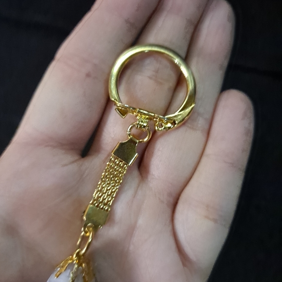 Tumbled Purple Amethyst Key Chain - Picture 3 of 4